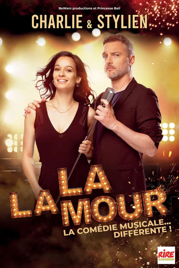 Affiche du spectacle LALAMOUR de Charlie & Stylien en tournée