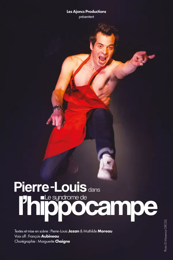 Affiche du spectacle Le Syndrome de l'hippocampe de Pierre-Louis en tournée