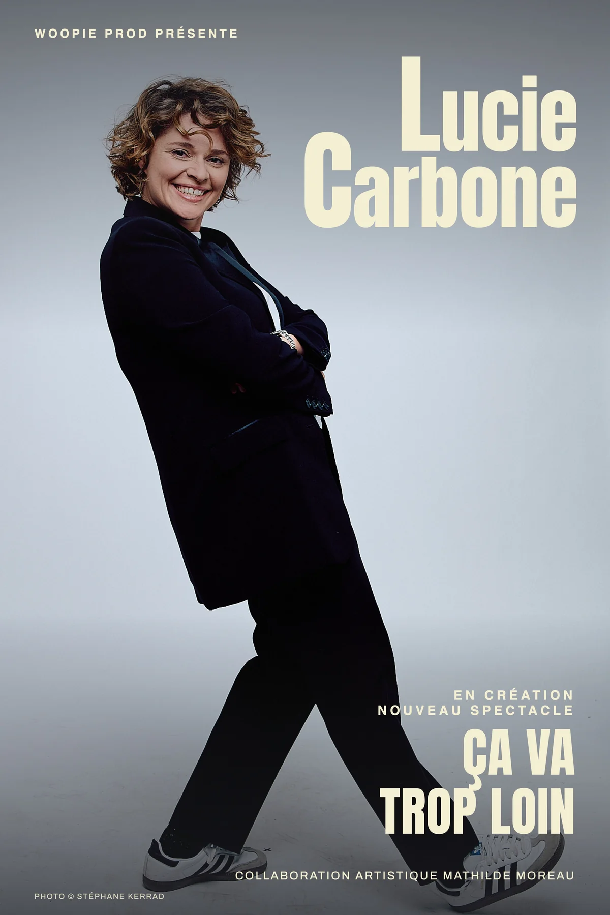 Affiche du nouveau spectacle de Lucie Carbone en tournée