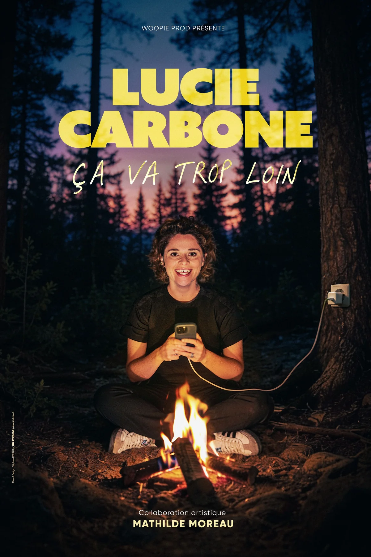 Affiche du nouveau spectacle de Lucie Carbone en tournée